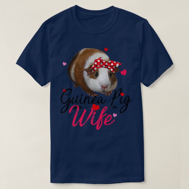 T-shirt Guinea Pig Wife Costume Shirt Women Guinea Pig Lov (Design devant)