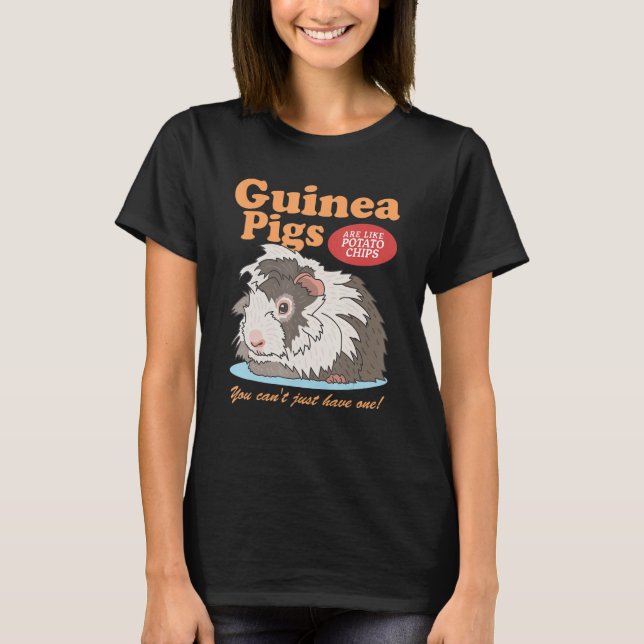 T-shirt Guinea Pigs Are Like Owner Guinea Pig 1 (Devant)