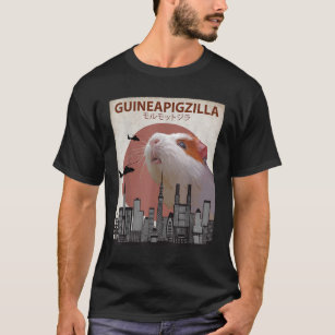T-shirt Guineapigzilla Chien de Guinée drôle