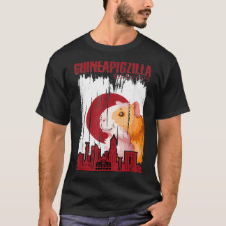 T-shirt Guineapigzilla Chien de Guinée drôle