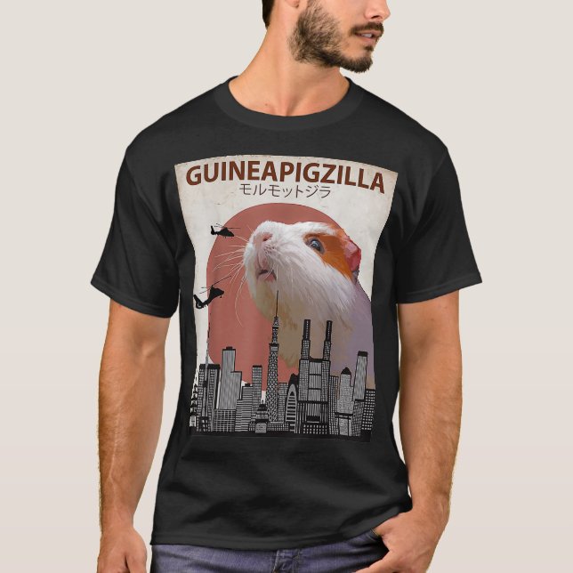 T-shirt Guineapigzilla Funny Guinea Pig  Gift  (Devant)
