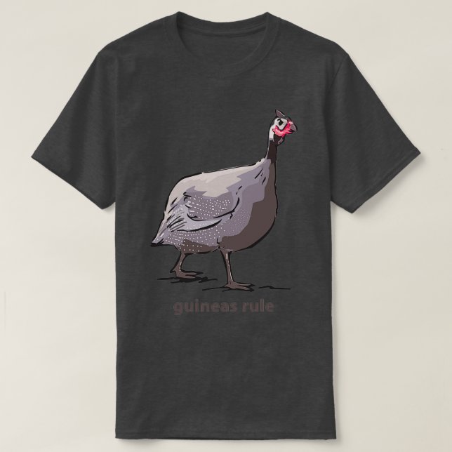 T-shirt Guineas Rule Farm Fowl (Design devant)