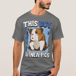 T-shirt Guinée Chiens Ce Garçon Aime Les Guinéens Cochons 