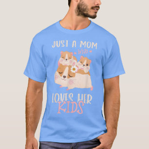 T-shirt Guinée Cochon Aime Maman Juste Une Maman Qui Aime