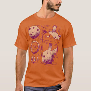 T-shirt Guinée Cochon Boba Tea Buble Tea Kawaii Guinée Coc