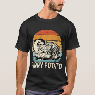 T-shirt Guinée Cochon fourrure pomme de terre Cochon de Gu