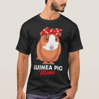 T-shirt Guinée Cochon Mama Guinée Cochons filles amusantes