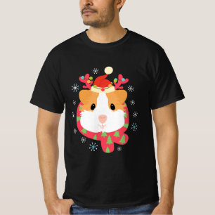 T-shirt Guinée Cochon renne de Noël