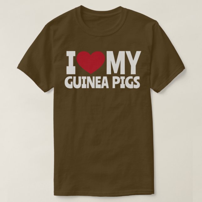 T-shirt Guinée Cochons AMOUR (Design devant)