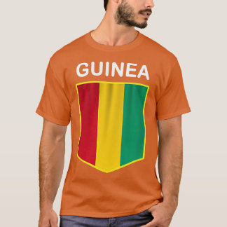 T-shirt Guinée Drapeau Emblème Guinéen Pride Ancestry Heri