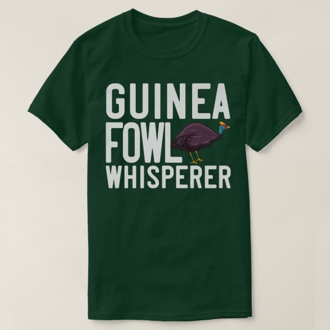 T-shirt Guinée Fowl Chicken Hen Farmer (Design devant)