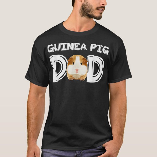 T-shirt Guinée Pig Dad Costume Clothing Cavy Accessoires G (Devant)