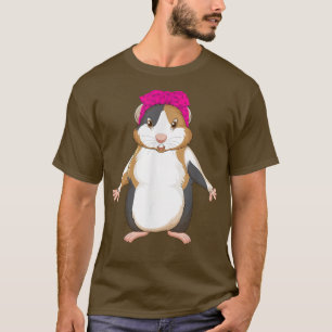 T-shirt Guinée Pig Hamster Tee Girls Guinée Pig Cadeaux Fe