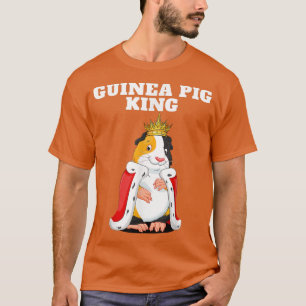 T-shirt Guinée Pig King Mens Guinée Cochon Chemise Pot Gui