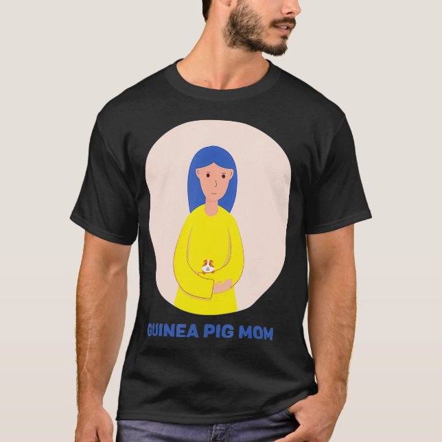 T-shirt Guinée Pig Maman Cavy Domestique (Devant)