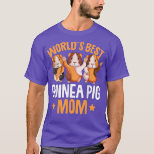 T-shirt Guinée Pig Maman Filles Femmes 2265