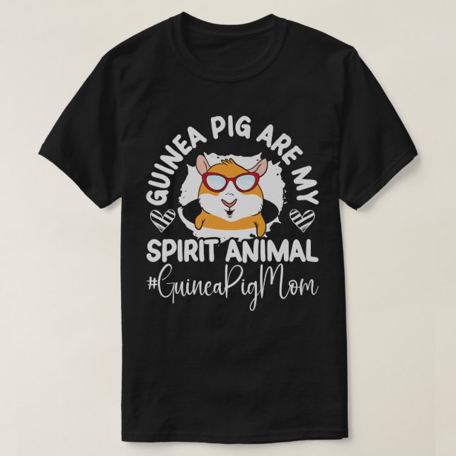 T-shirt Guinée Pig Mom Cute Cavy Premium 2256 (Design devant)
