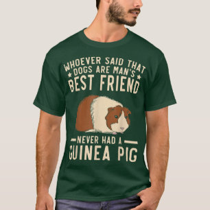 T-shirt Guinée Pig Papa Maman Rodent Pet Lover Wheek Wheek