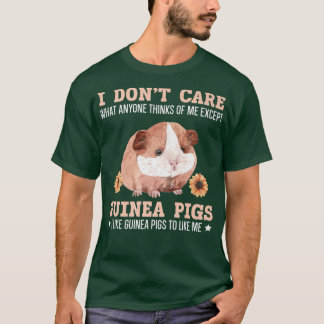 T-shirt Guinée Pig Papa Maman Rodent Pet Lover Wheek Wheek