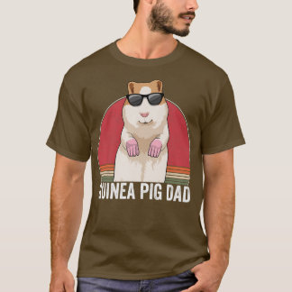 T-shirt Guinée Pig Papa Propriétaire Guinée Pig Apparel Re