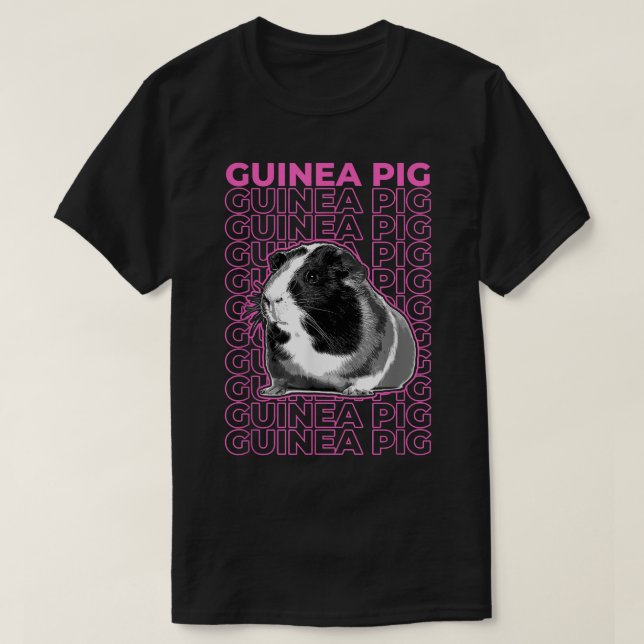 T-shirt Guinée Pig Pastel Esthétique (Design devant)