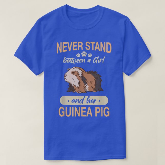 T-shirt Guinée Pig Pet Peruvian Sheba 497 (Design devant)