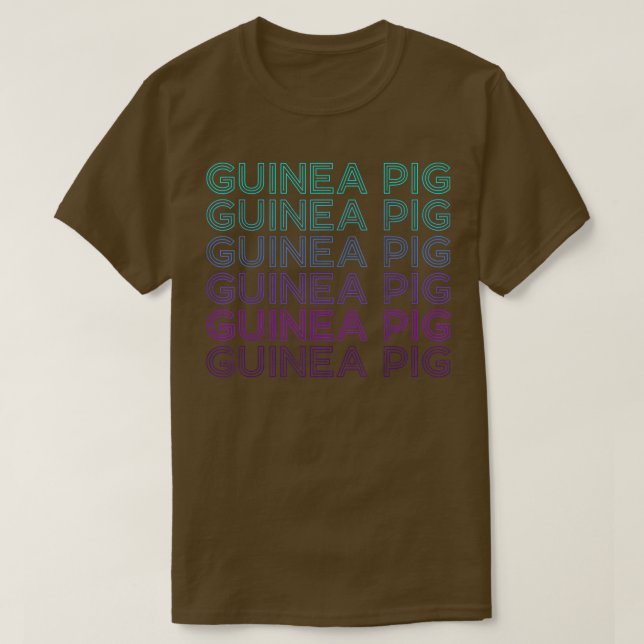T-shirt Guinée Pig Retro (Design devant)