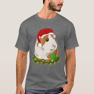 T-shirt Guinée porc mignonne Noël drôle Guinée porc