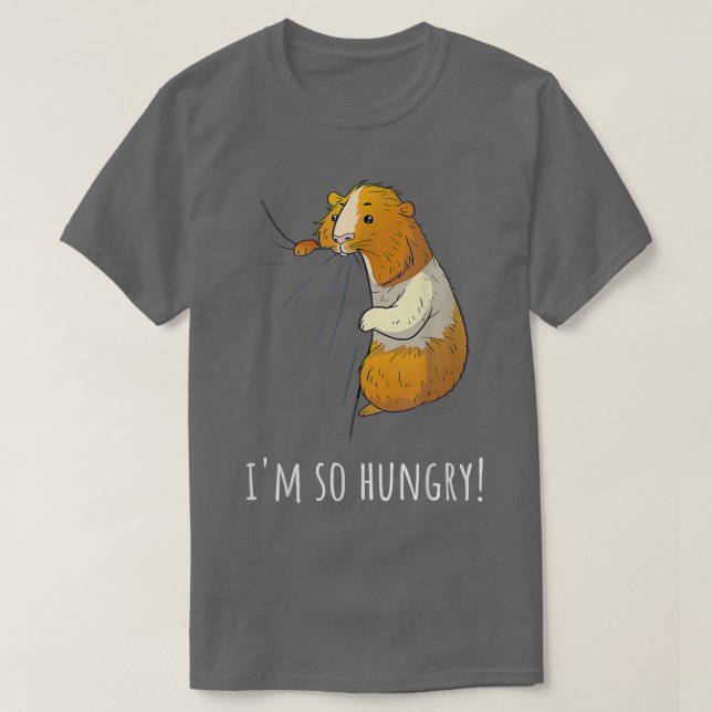 T-shirt Guinéen Cochon J'ai si faim (Design devant)