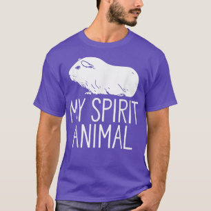 T-shirt Guinéen Cochon Mon Esprit Animal Hamster Animaux A