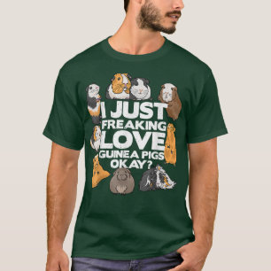 T-shirt Guinéen Cochon T, Guinéen Cochon Aiguille, Drôle G