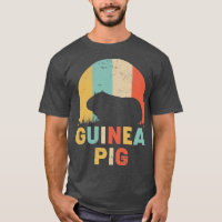 Guinéen Cochon Vintage Coucher de soleil Retro Sty