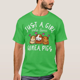T-shirt Guinéen, Juste Une Fille Qui Aime Les Cochons De G