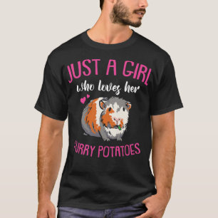 T-shirt Guinéen Pig Pet Aime Juste Une Fille Qui Aime Sa F