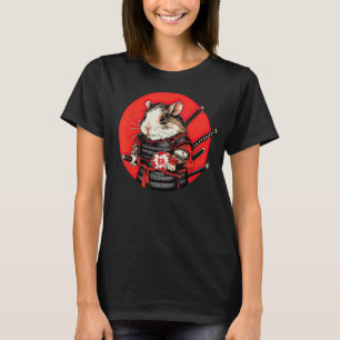 T-shirt Guinéen Pig Samurai Funny Pet Guerrier