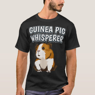 T-shirt Guinéen Pig Whisperer Drôle Cavy Citation Guinée C
