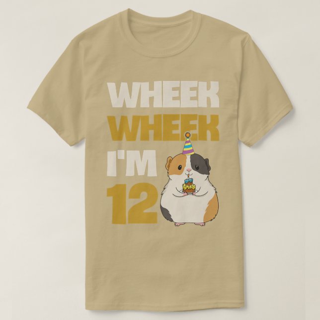 T-shirt Guinéen Piggy Citation pour votre 12 ans Guinée Da (Design devant)