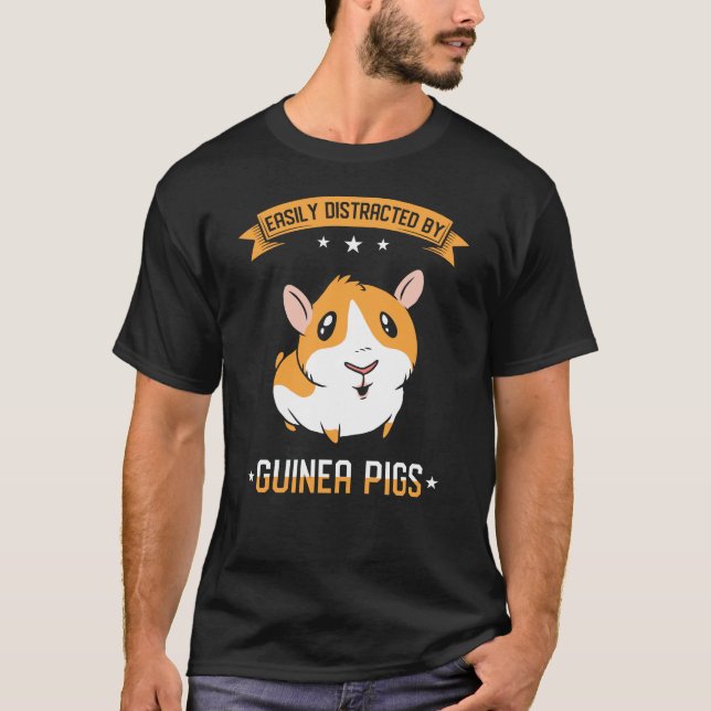 T-shirt Guinéen Pigs Cute (Devant)