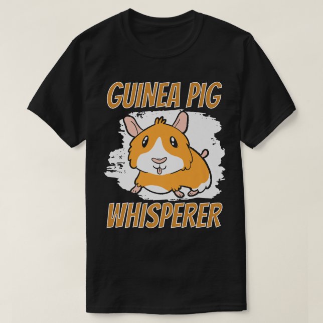 T-shirt Guinéen Whisperer animal de compagnie Amoureux des (Design devant)