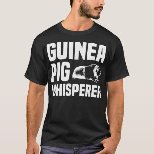 T-shirt Guinéen Whisperer de porc amusant Guinéen Lover de