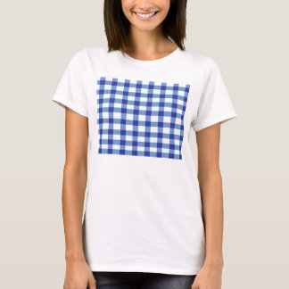 T-shirt Guingan bleu