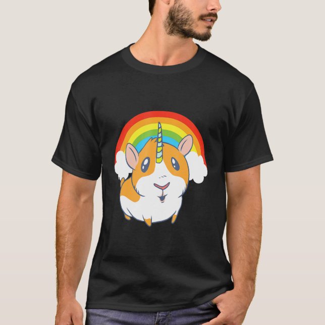 T-shirt Guinicorn Unicorn Guinea Pigs Mom Animal  Rodent (Devant)