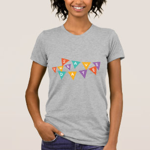 T-shirt Guirlande colorée "Joyeux Anniversaire" Graphisme