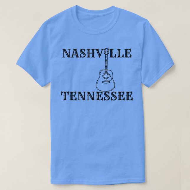 T-shirt Guitar de Nashville (Design devant)