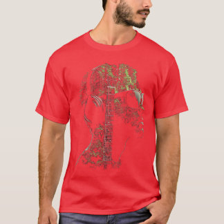 T-shirt Guitar Forest Music Men Instrument Artwork Guitar 