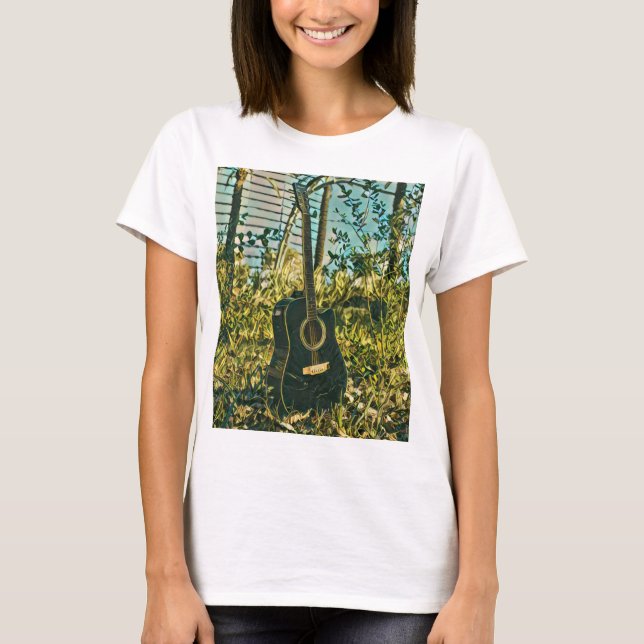 T-shirt Guitar gift for guitarist (Devant)