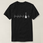 T-shirt Guitar Heartbeat fait don de guitares électriques<br><div class="desc">Un cadeau amusant Pour les amoureux de guitare et votre famille à Noël,  Sweatshirt de Noël laid,  anniversaire ou toute autre occasion.</div>