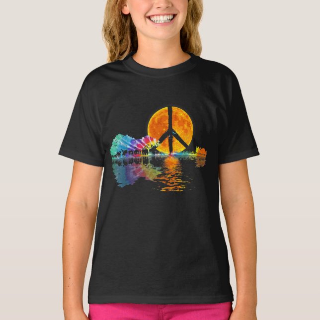 T-shirt Guitar Lake Shadow (Devant)