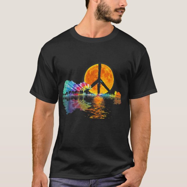 T-shirt Guitar Lake Shadow (Devant)