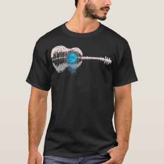 T-shirt Guitar Lake Shadow Guitaristes Musicien Guitare Ac
